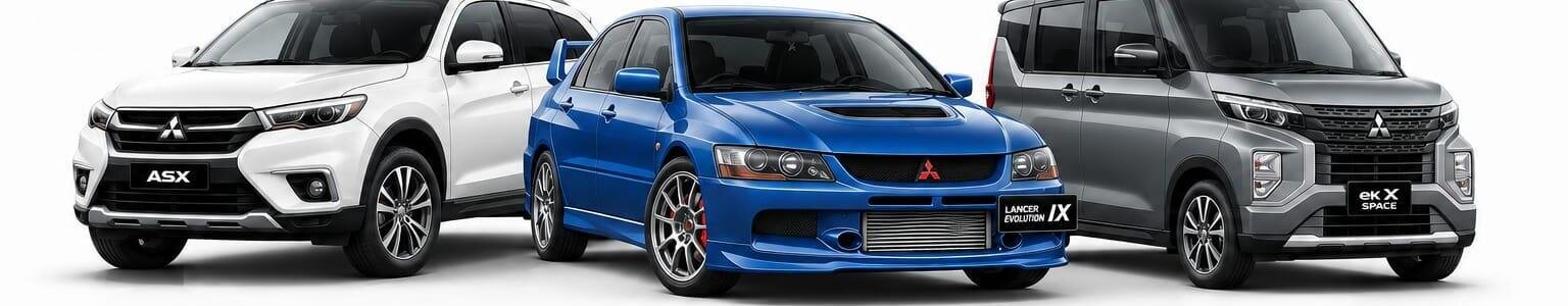 Mitsubishi ASX, Lancer Evolution IX en eK X Space
